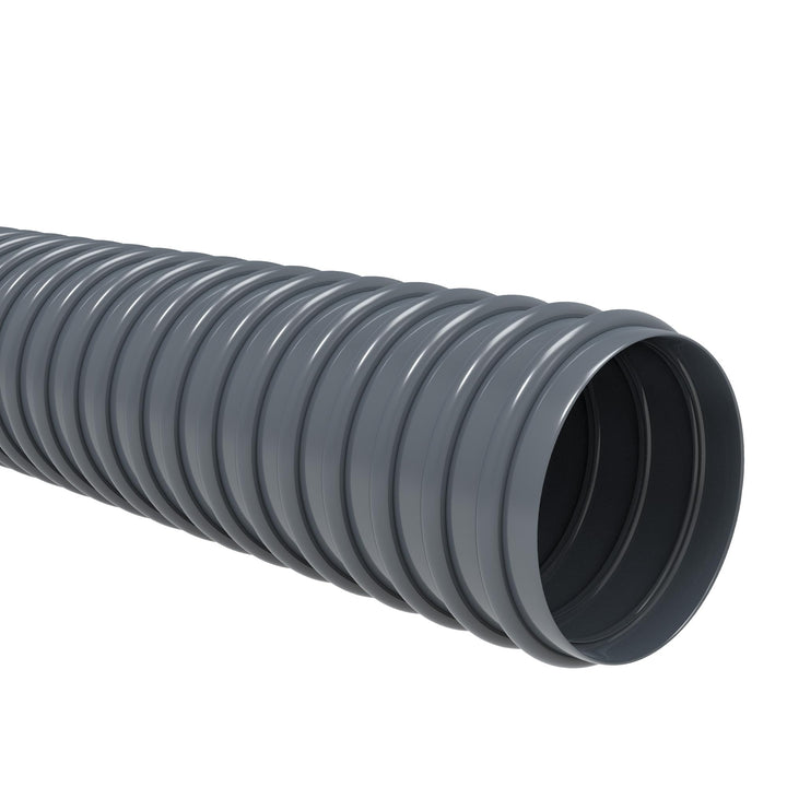 Absaugschlauch PVC *Grau Saugschlauch Spiralschlauch Flexschlauch leicht & flexibel - Meterware - (7