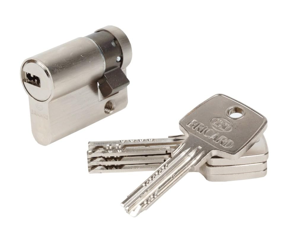 BRICARD ? Zylinder doppelten Schutz Astral 30 ? 10 mm mit 4 Schlüssel wendbar doppelt gezahnte Kling