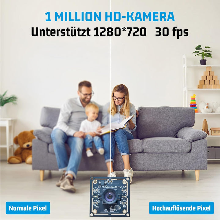 CISSIYOG OV9732 Kameramodul,3 STK 100-Grad-Kameramodul,Kompatibel mit Autodart Kamerasystem,1280 X 7