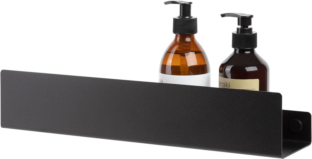 DABSTORY Duschablage Schwarz 40cm, Duschregal Edelstahl, Badezimmer Organizer Für Bad und Küche, Reg