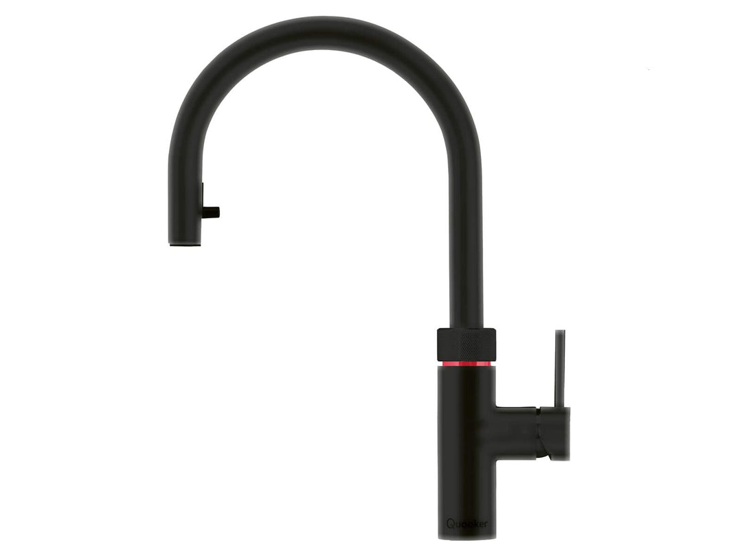 Quooker PRO3-VAQ B & CUBE | Flex schwarz 100°C Sprudel- & Kochendwassersystem
