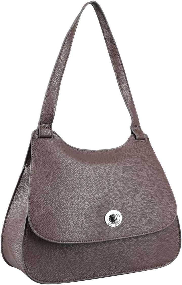 Gerry Weber - paloma handbag mhf Schwarz Farbe:dunkelbraun / Material:polyester,pu, Farbe:dunkelbrau
