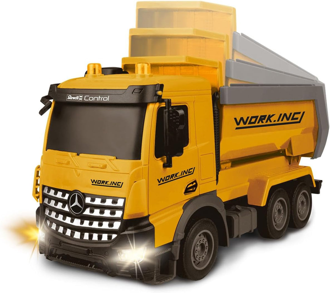 Revell Control 24678 Truck Mercedes-Benz Arocs My Little Dumper RC, Weiss Kipplader, Kipplader