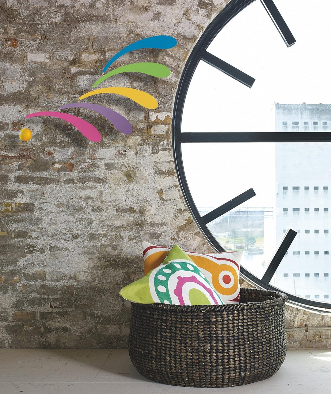 Flensted f005W Flowing Rhythm, Rainbow Mobile, Stahl, Mehrfarbig, 30x45cm