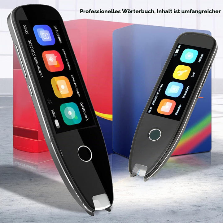 Übersetzungsstift-Scanner, 134-Sprachen-Übersetzungsgerät mit 3,5-Zoll-Touchscreen, Bluetooth-Offlin