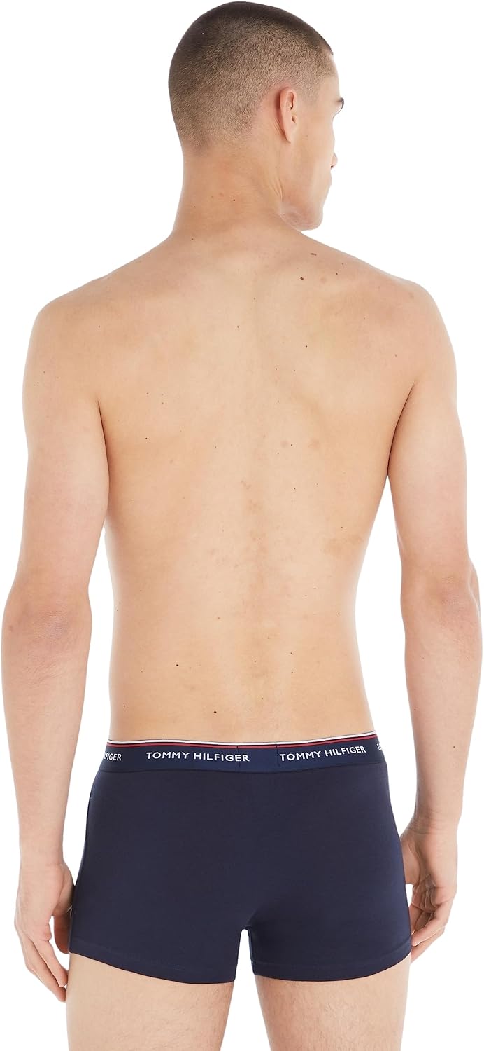 Tommy Hilfiger Herren Boxershorts (3er Pack) S Blau (Peacoat), S Blau (Peacoat)