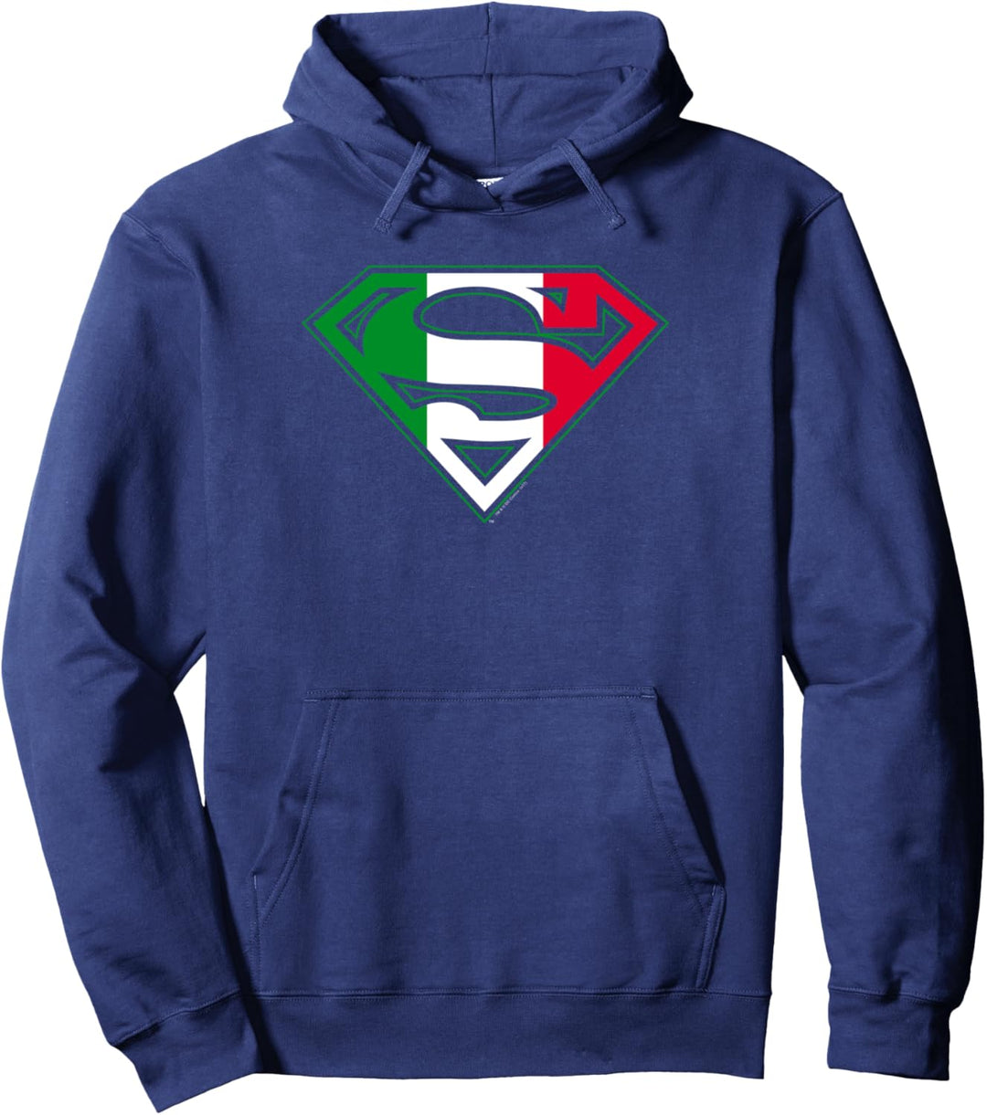Superman Italian Shield Pullover Hoodie