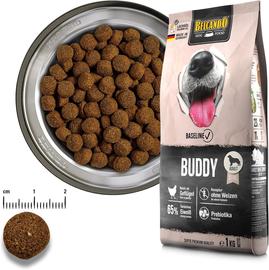 BELCANDO Baseline Buddy [12,5kg] Trockenfutter für Hunde | Für ausgewachsene Hunde mit normaler Akti