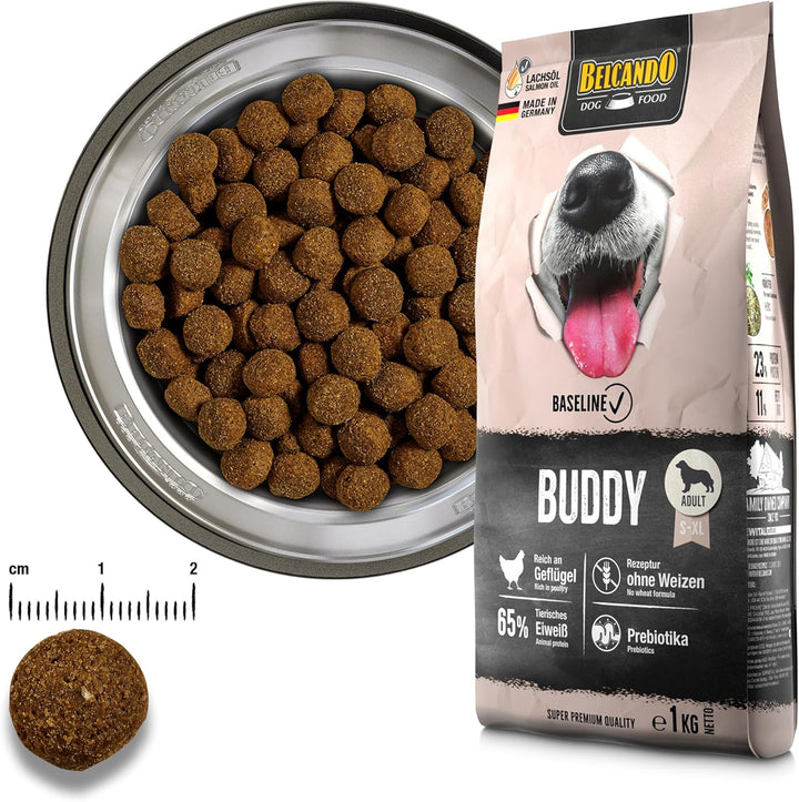 BELCANDO Baseline Buddy [12,5kg] Trockenfutter für Hunde | Für ausgewachsene Hunde mit normaler Akti