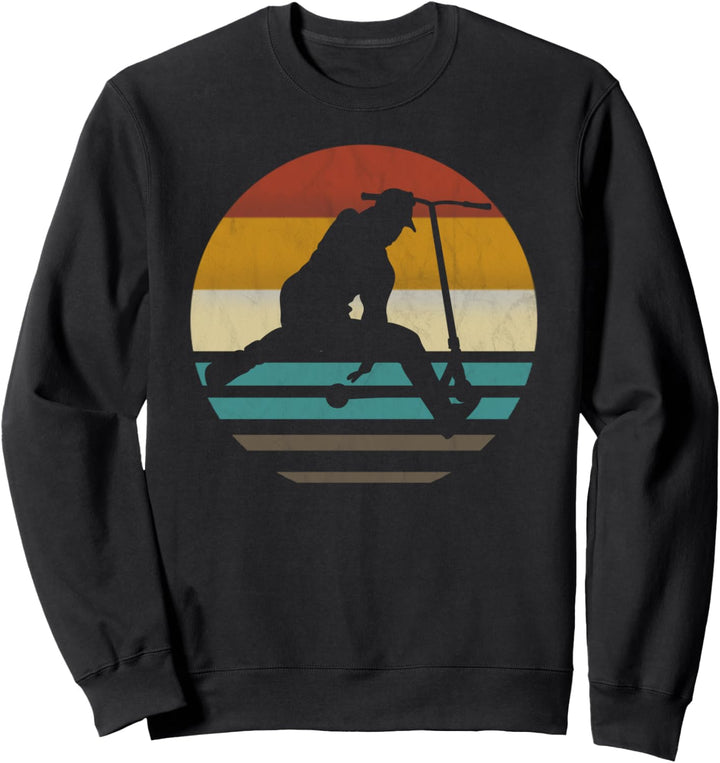 Stunt-Scooter Stunt-Scooter Tretroller retro vintage Sweatshirt