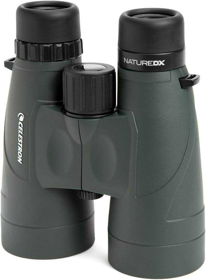 Celestron 71336-CGL Nature DX Fernglas, mit 12 x 56 Vergrösserung, mit BaK4-Prismen, Schwarz Nature