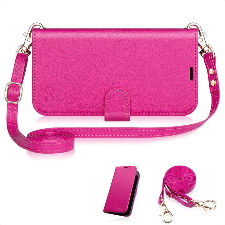 OCASE Kompatibel für Samsung Galaxy S24 FE Hülle mit Handykette, Band Längenverstellbar, Handyhülle