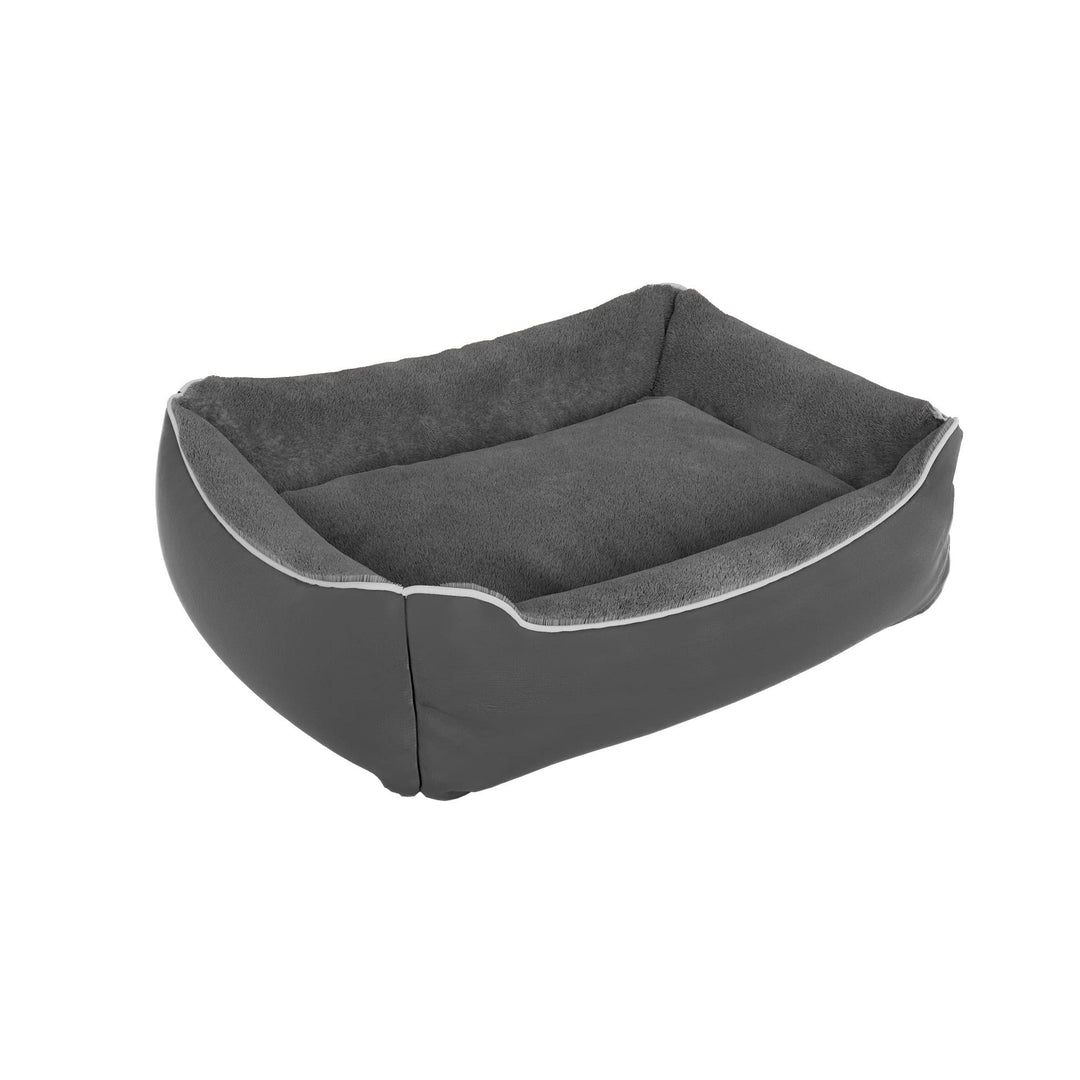 Sogni E Capricci Bett für Hunde und Katzen, Anthrazit, 62 x 50 x 17 cm Grau 62x50x17cm NUVOLA, Grau