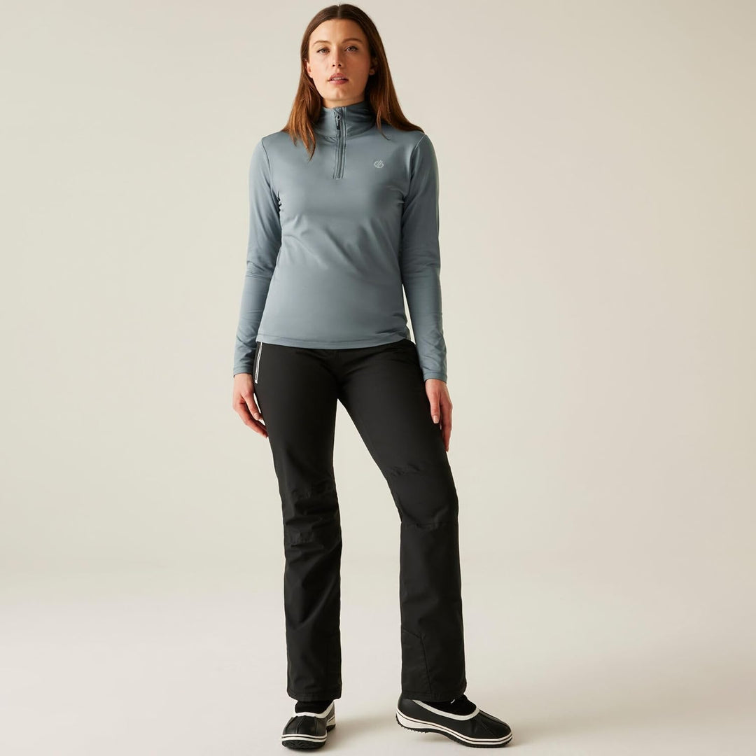 Dare 2b Damen Skihose Womens Diminish Waterproof Ski Salopettes Pants, Schwarz