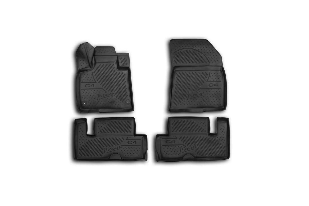 Element Passgenaue Premium Antirutsch Gummi Fussmatten - Citroen C4 Picasso