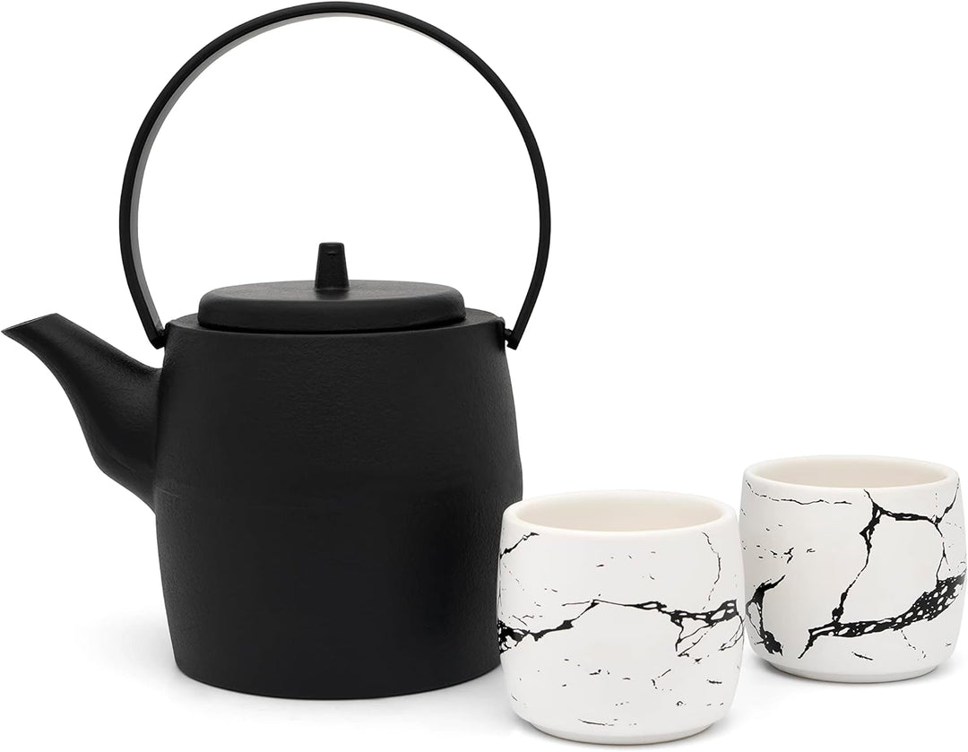 Bredemeijer Kobe Geschenkset, Gusseisen, Schwarz, 1200ml