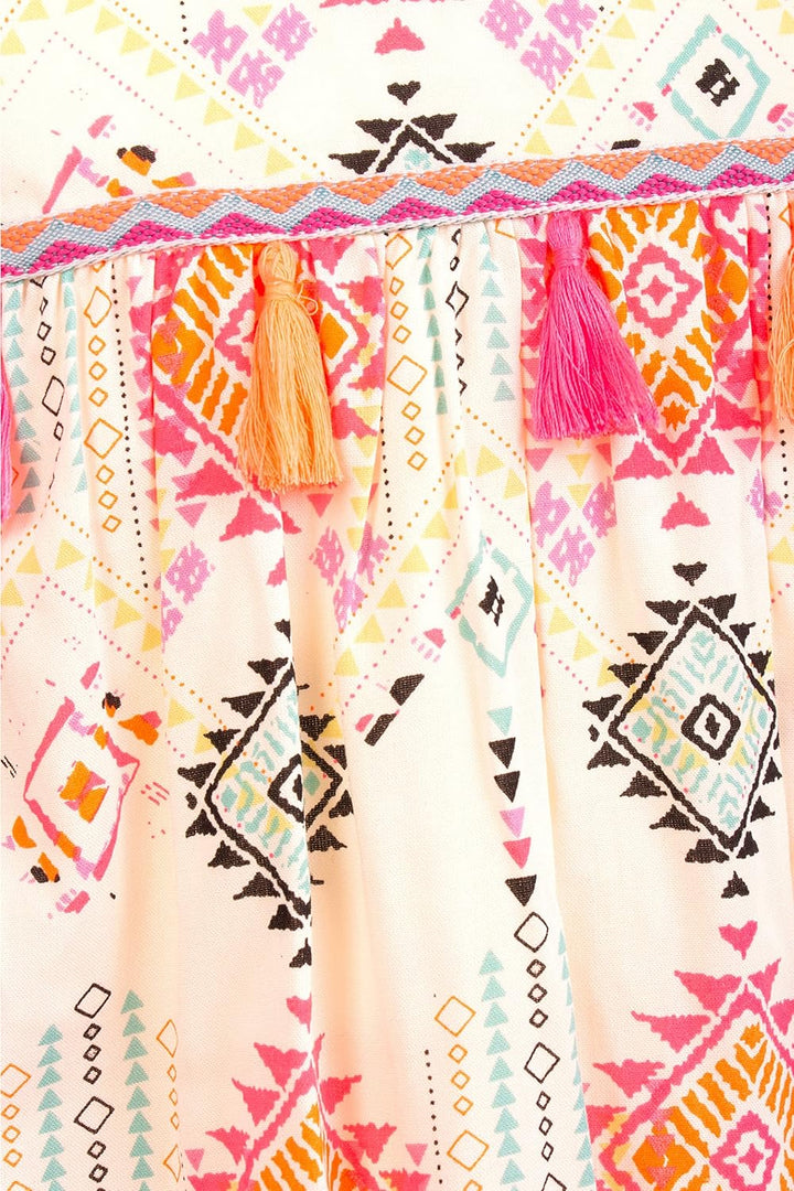happy girls Mädchen Kleid Kinderkleid 98 Neon Coral, 98 Neon Coral