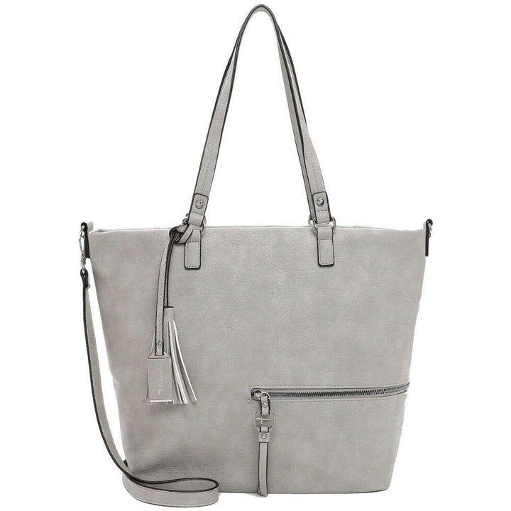 Tamaris Shopper TAS Nele 32803 Damen Handtaschen Uni Einheitsgrösse Lightgrey 810, Einheitsgrösse Li
