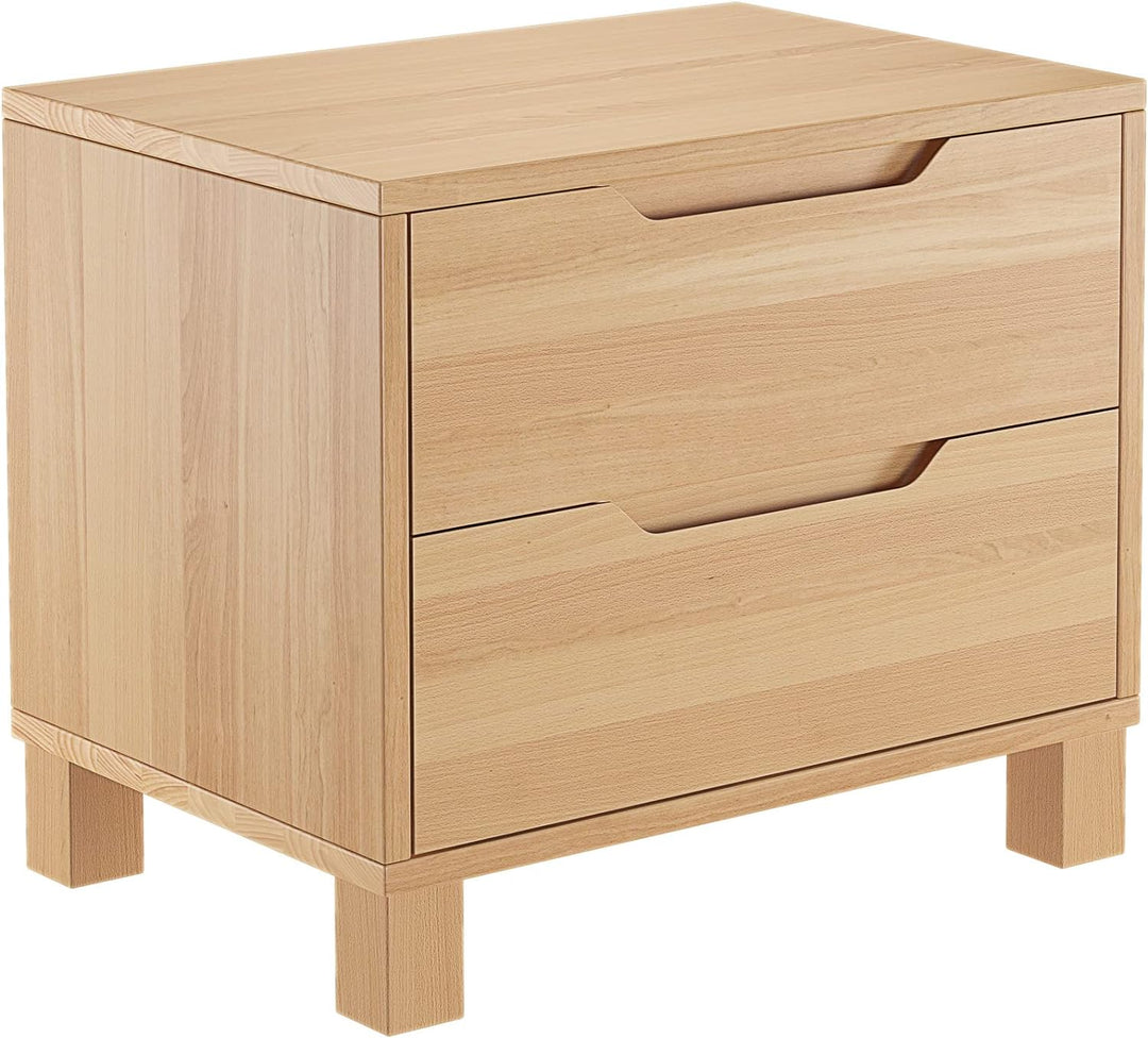 Erst-Holz Nachttisch Buche Nachtkästchen Bettkommode Nachtschrank mit Schublade 90.20-K43
