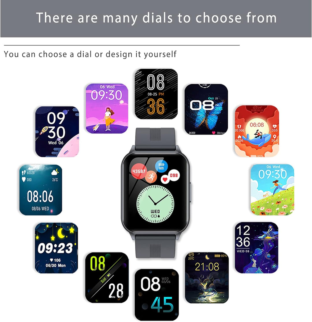 SUPBRO Smartwatch, Fitness Armband Tracker Touch Screen Uhr Wasserdicht IP68 Armbanduhr Smart Watch