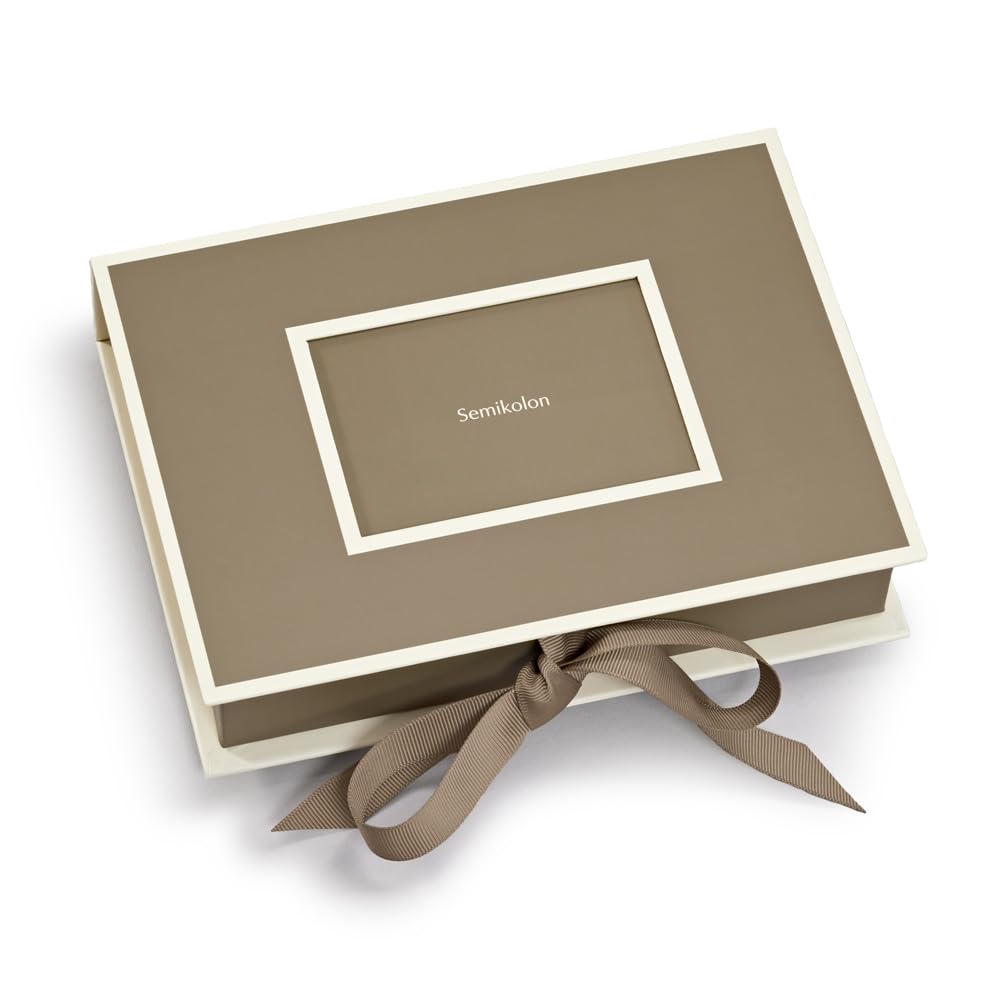 Semikolon 370030 Kleine Fotobox mit Einschubfenster - 20,7 x 15,3 x 4,7 cm - für 13 x 18 cm Fotos -