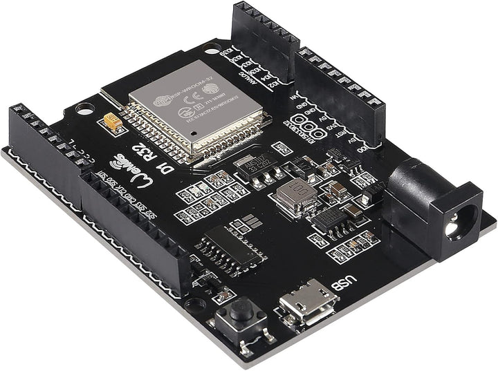 ALMOCN 2 x ESP32 Wemos WiFi Wireless Bluetooth Entwicklungsboard CH340 4M Blitz mit Micro-USB für Ar