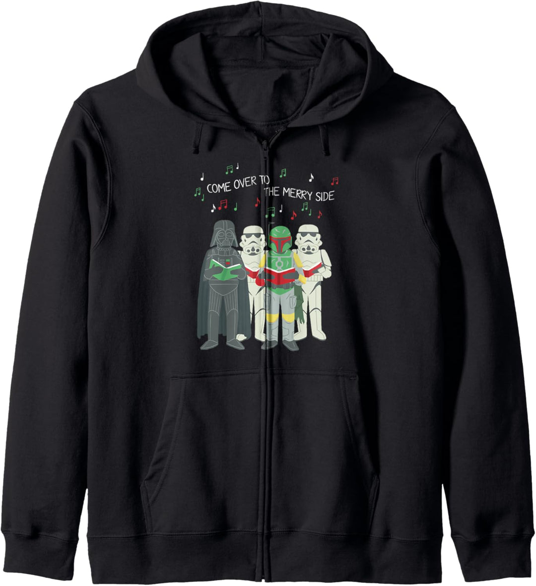 Star Wars Christmas Come Over To The Merry Side Carolers Kapuzenjacke