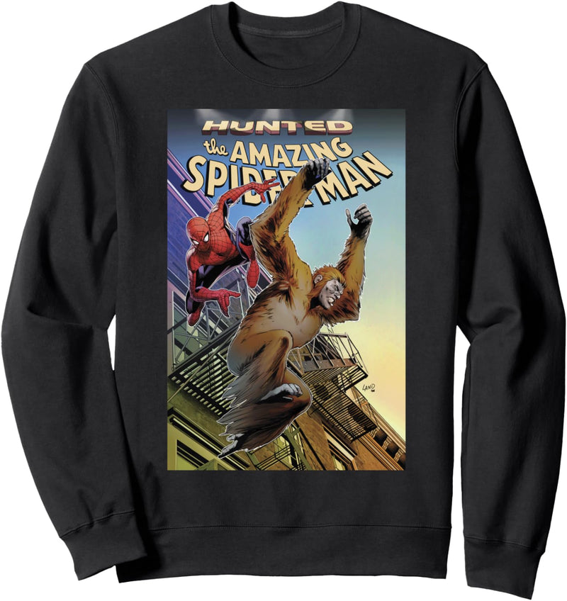 Marvel The Amazing Spider-Man Hunted Comic Cover Sweatshirt