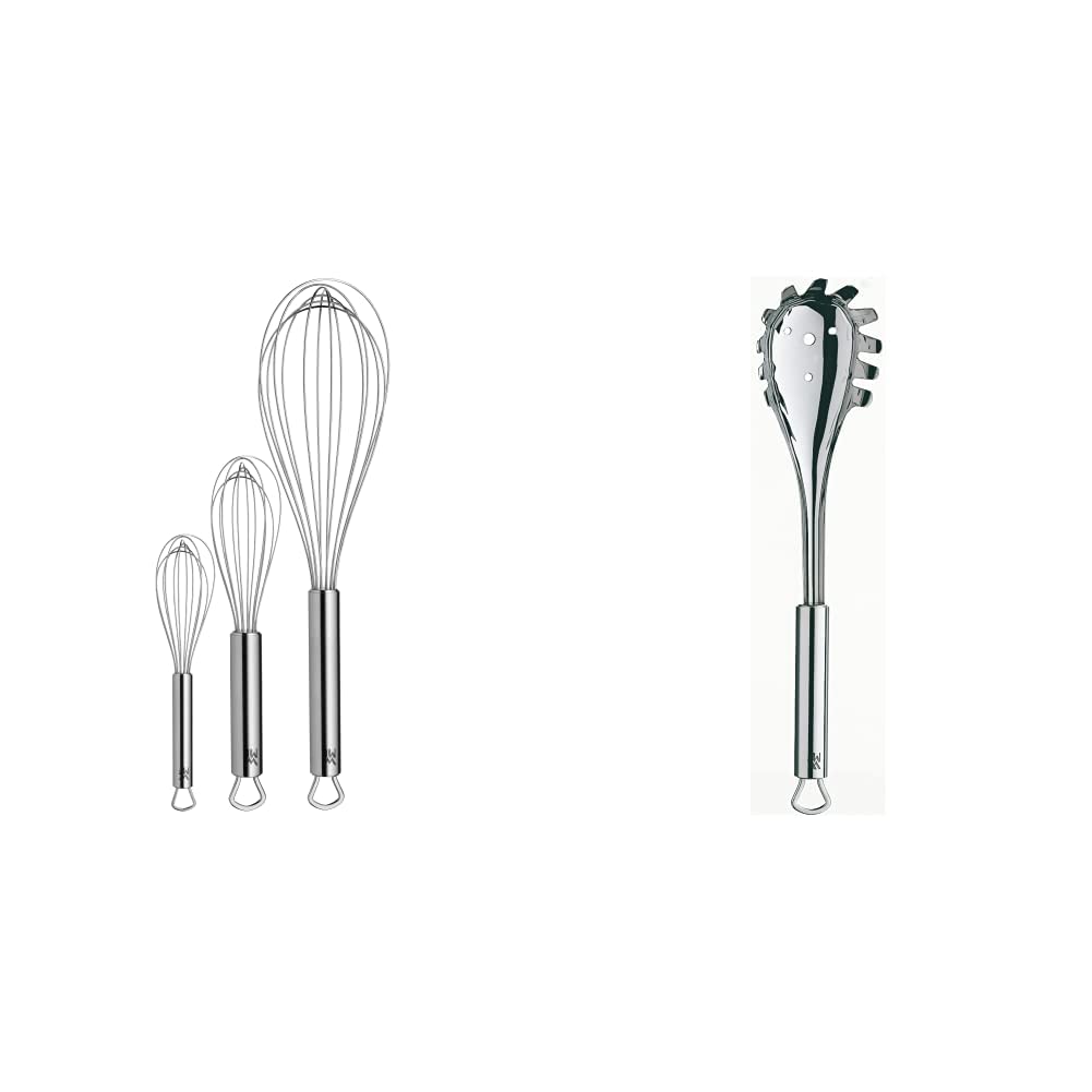 WMF Profi Plus Schneebesen Set 3-teilig, spülmaschinengeeignet &amp; Profi Plus Spaghettilöffel 32 cm, C