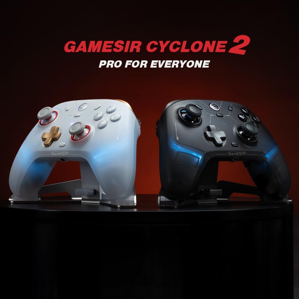 GameSir Cyclone 2 PC Controller Mag-Res TMR Sticks 1000Hz Report Rate Hall & Micro 2-in-1 Triggers R