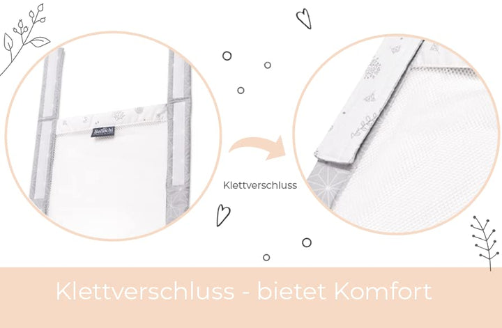 Bettumrandung Babybett, Kinderbett Umrandung 360x30 cm Bettumrandung, Nestchen Babybett Umrandung, g