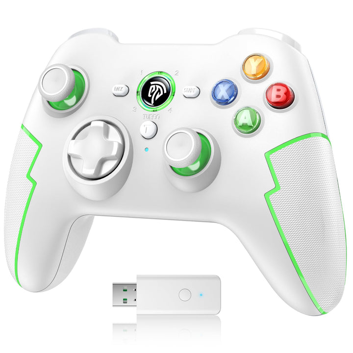 EasySMX Wireless PC Controller Kabellos Bluetooth Gamepad mit Hall-Trigger&Dual Vibration&Turbo Funk