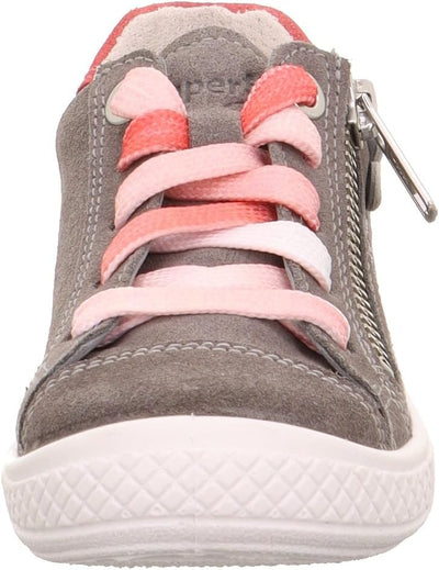 Superfit Mädchen Tensy Sneaker 25 EU Weit Hellgrau 2000, 25 EU Weit Hellgrau 2000
