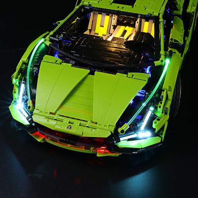 BRIKSMAX Led Beleuchtungsset für Lego Lamborghini Sián FKP 37,Kompatibel Mit Lego 42115 Bausteinen M