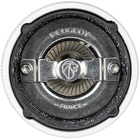 PEUGEOT - Salzmühle Line 18 cm - Klassische Mahlgradeinstellung - Aluminium und PEFC-zertifiziertes