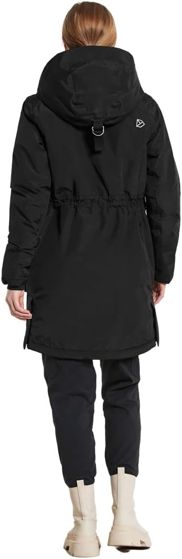 Didriksons Leya Women's Parka 2 42 Schwarz, 42 Schwarz