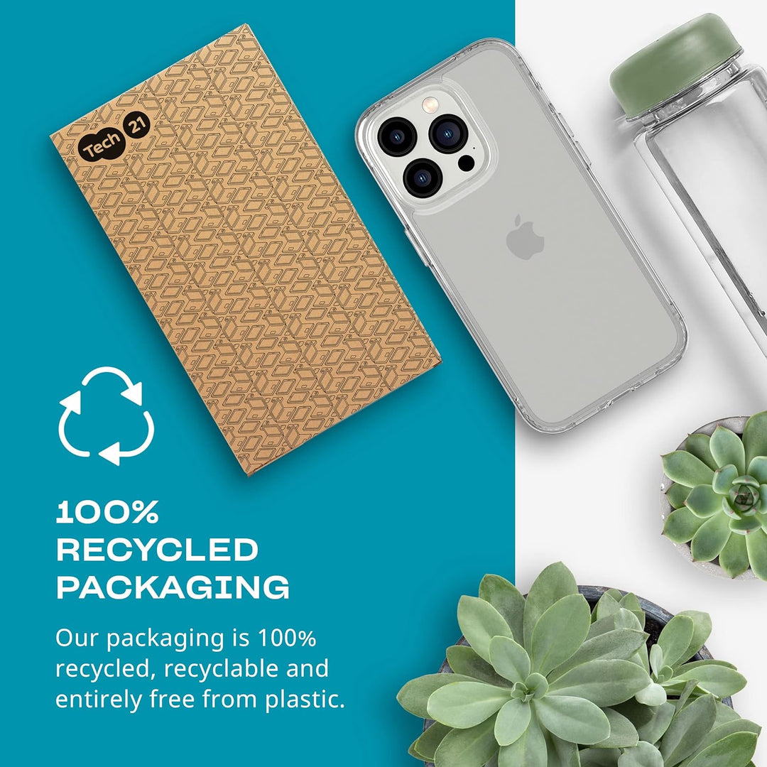 Tech 21 iPhone 14 Pro Evo Clear - Kratzfeste, Stossdämpfende klare Handyhülle mit 3,6 m Multi-Drop S