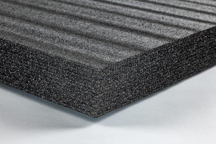 TYGR Multilayer Schaumstoff 1000x600x70 schwarz für Werkzeug, Kamera & Co. | Einfaches Bearbeiten |