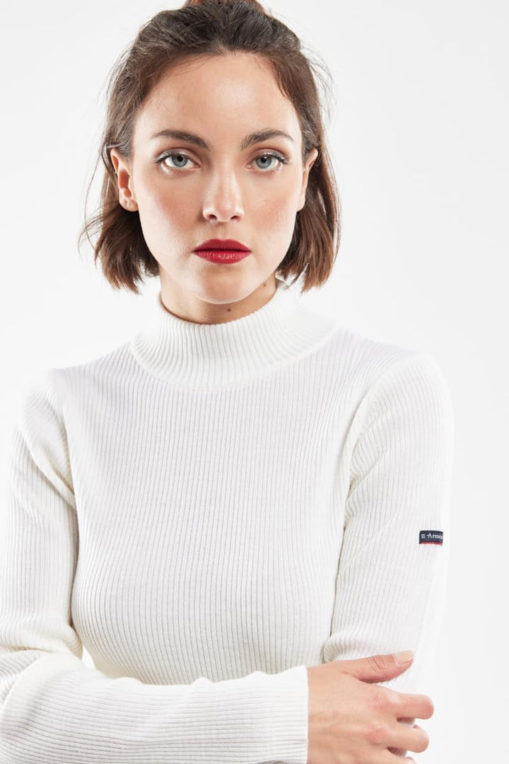 Armor Lux Damen Combourg Pullover 38 Milk, 38 Milk