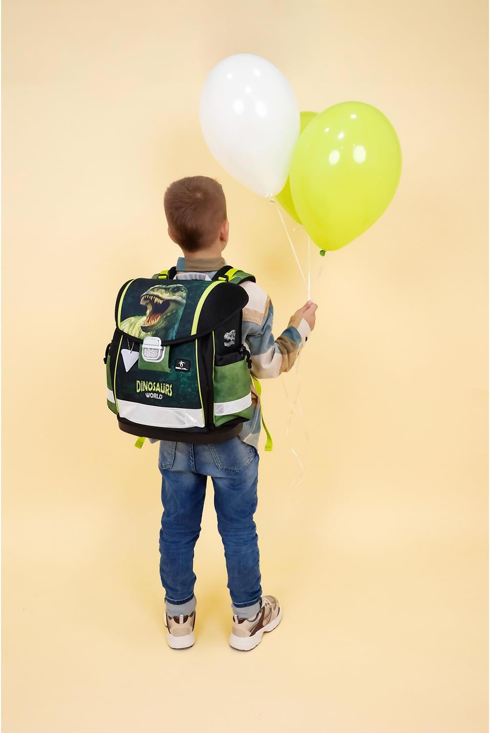 Belmil Classy Schulranzen Set 4 - teilig (403-13/AG/S) M Dinosaur World 2, M Dinosaur World 2