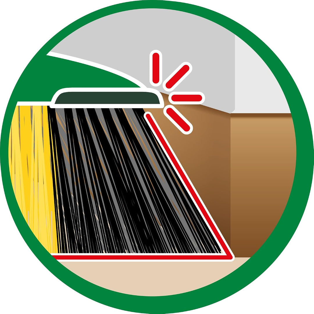 Spontex Eco Green Besen Indoor, für den Innenbereich aus 100% recycelten Materialien, mit Teleskopst