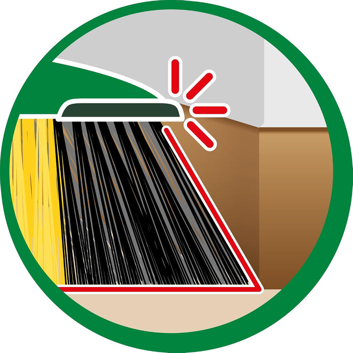 Spontex Eco Green Besen Indoor, für den Innenbereich aus 100% recycelten Materialien, mit Teleskopst