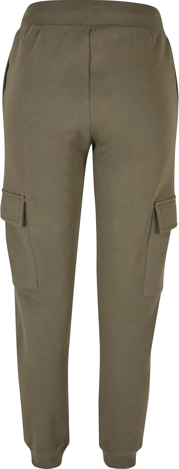 Urban Classics Damen Ladies Cargo Sweat Pants XL Olive, XL Olive