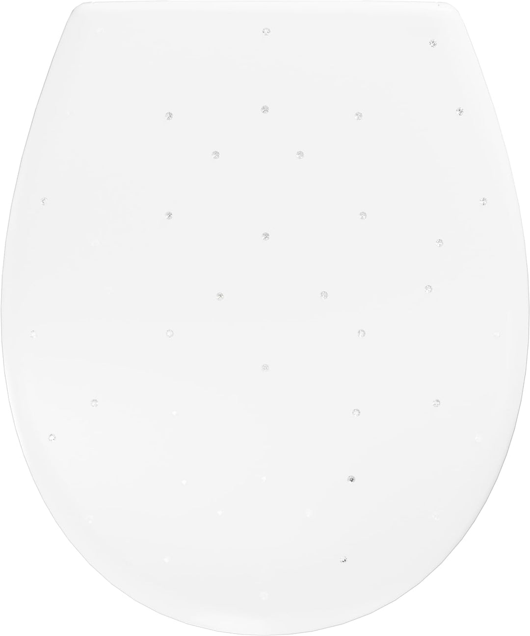 LUVETT® WC-Sitz S100 mit Glitzer-Steinen, oval, mit Absenkautomatik SoftClose®, abnehmbar, antibakte