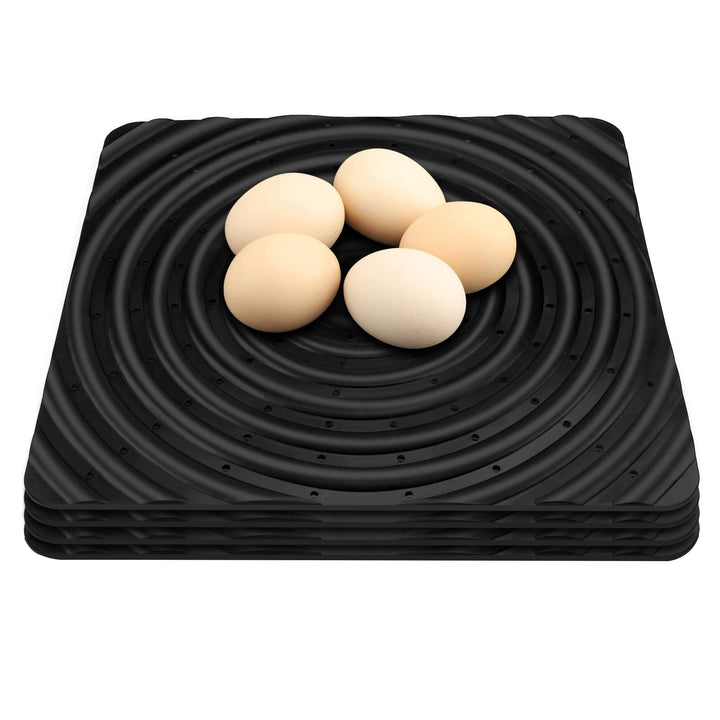 DenForste 4 Stück waschbare Nistunterlagen Hühner-Nistkästen Hühnerbettung für Hühnerstall, 33 x 30,