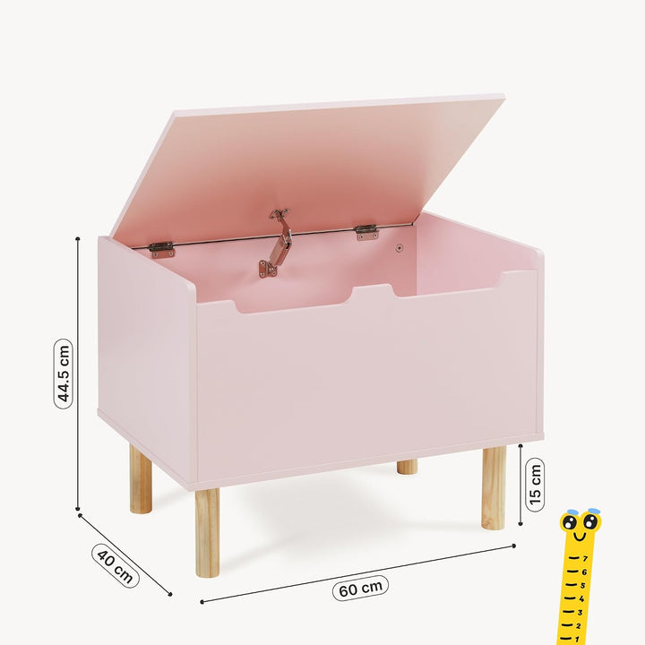 [en.casa] Spielzeugkiste mit Deckel Virer Kuscheltier Aufbewahrung Kinderzimmer Truhe Spielzeugbox 6