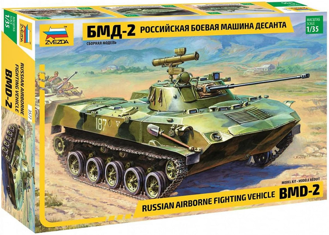 Zvezda 500783577 - BMD-2 Russ.Airborn Tank, grün