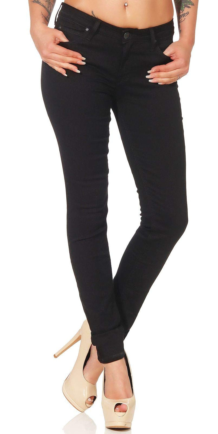 Lee Damen Pants Scarlett 24W / 31L Schwarz (Black Rinse 47), 24W / 31L Schwarz (Black Rinse 47)