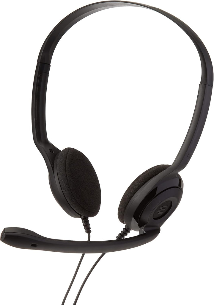 Sennheiser PC 3 Chat Headset – Plug- & Play-Lösung, Noise Cancelling-Mikrofon, schwarz Single, Singl