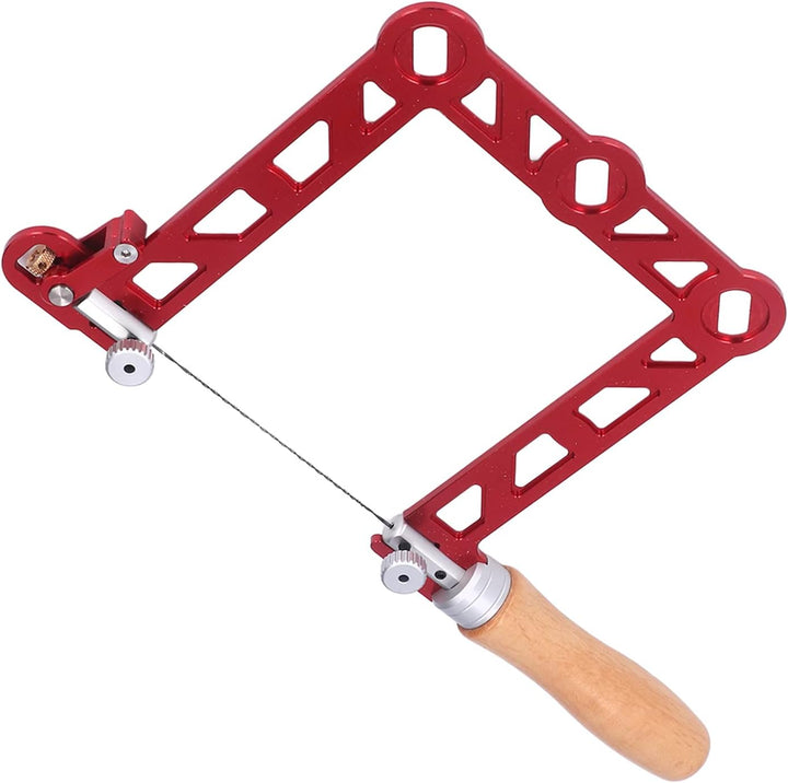 Laubsäge, professionelle Hochleistungs-Handsäge mit Laubrahmen und Ersatzblatt, Holzbearbeitung, mul
